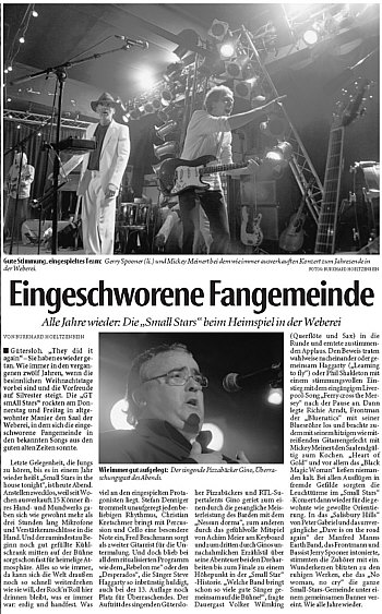 Artikel aus der Neuen Westfälischen  vom 29.12.2007